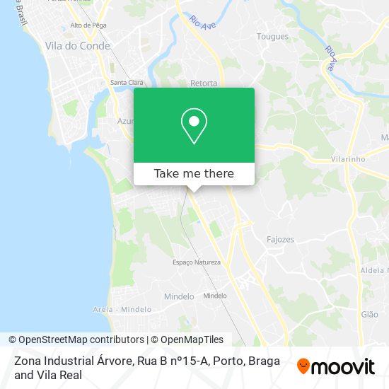 Zona Industrial Árvore, Rua B nº15-A map