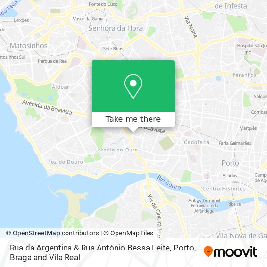 Rua da Argentina & Rua António Bessa Leite map