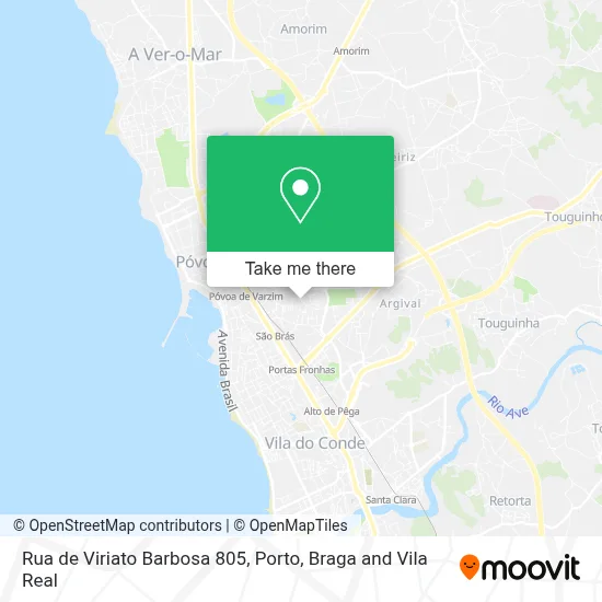 Rua de Viriato Barbosa 805 map