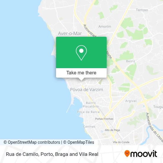 Rua de Camilo map