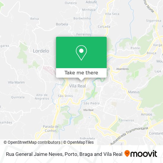 Rua General Jaime Neves map