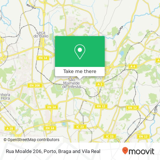 Rua Moalde 206 map