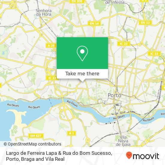Largo de Ferreira Lapa & Rua do Bom Sucesso map