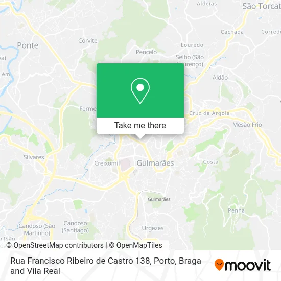 Rua Francisco Ribeiro de Castro 138 map