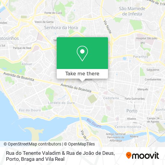 Rua do Tenente Valadim & Rua de João de Deus map