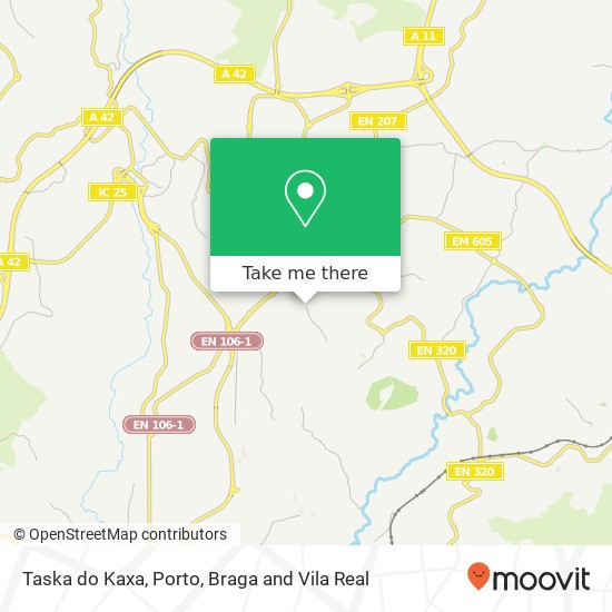 Taska do Kaxa mapa