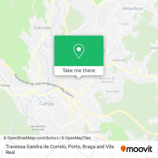 Travessa Gandra de Correlo map