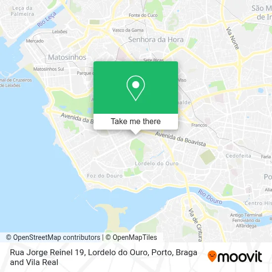 Rua Jorge Reinel 19, Lordelo do Ouro map