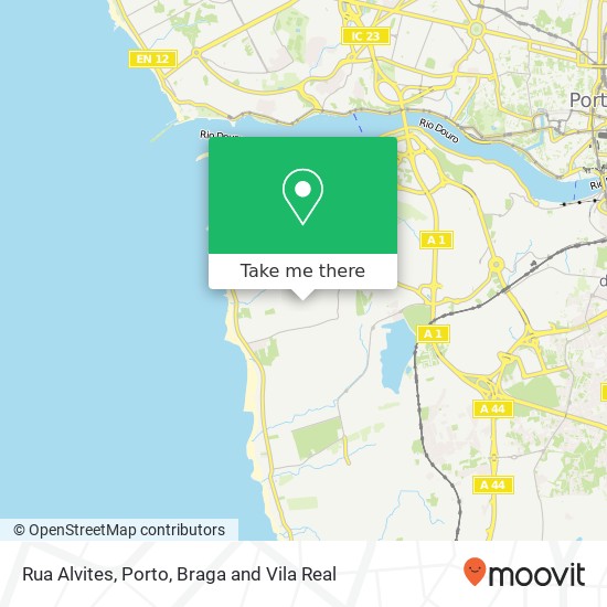 Rua Alvites map