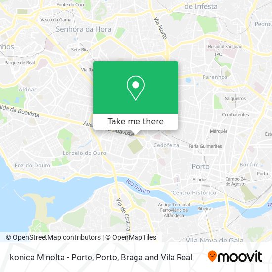 konica Minolta - Porto map