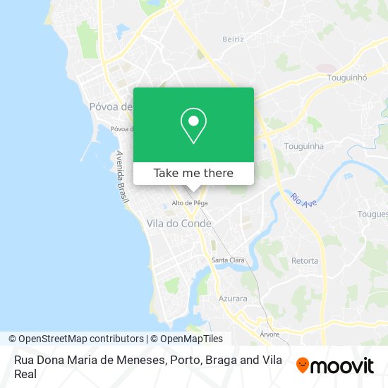Rua Dona Maria de Meneses map