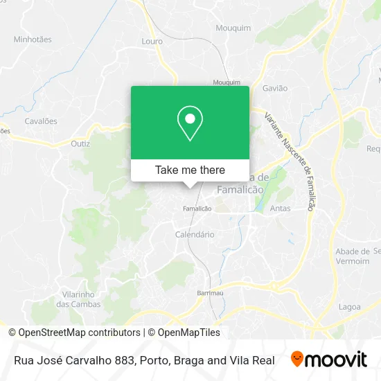 Rua José Carvalho 883 map