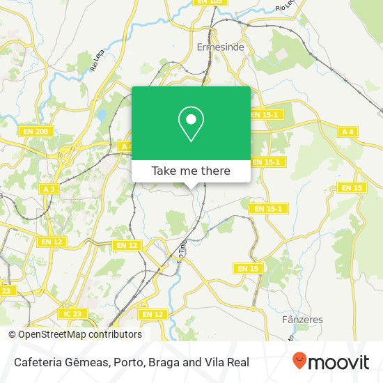 Cafeteria Gêmeas map