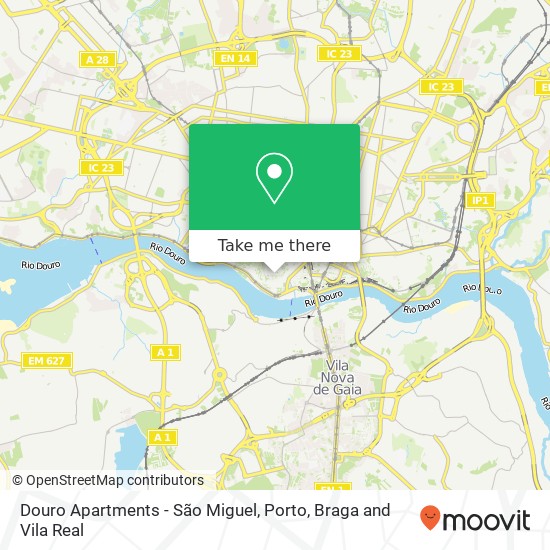 Douro Apartments - São Miguel map