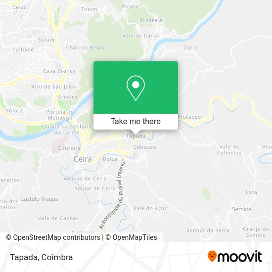 Tapada map
