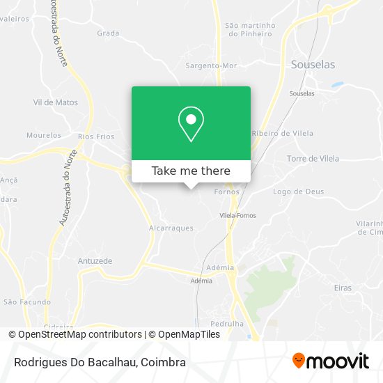 Rodrigues Do Bacalhau map