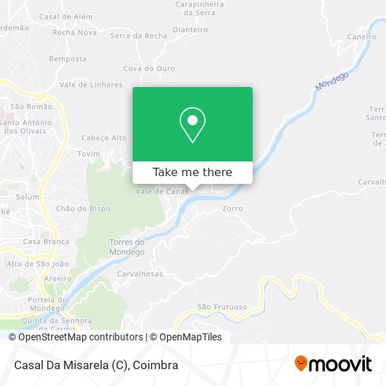 Casal Da Misarela map