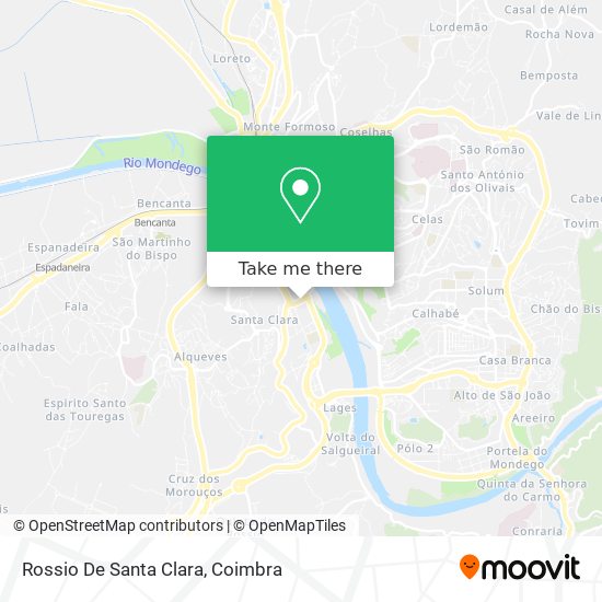 Rossio De Santa Clara map