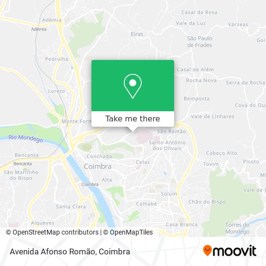 Avenida Afonso Romão map