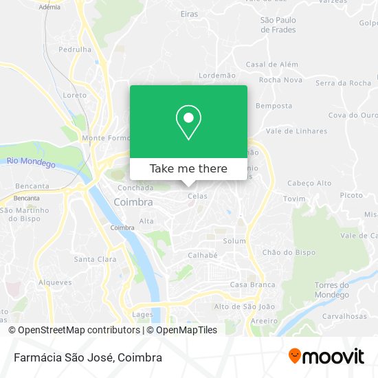 Farmácia São José mapa