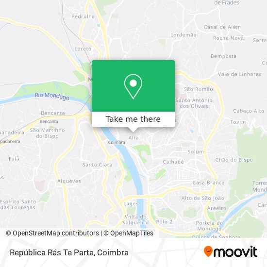 República Rás Te Parta map