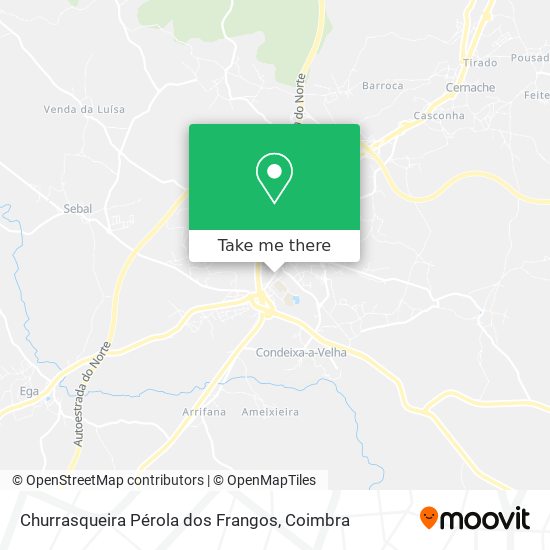 Churrasqueira Pérola dos Frangos map