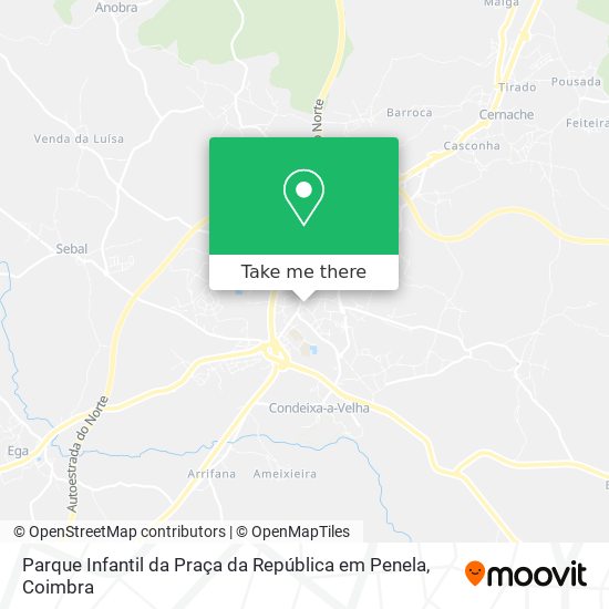 Parque Infantil da Praça da República em Penela map