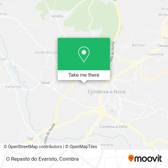 O Repasto do Evaristo map