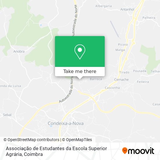 Associação de Estudantes da Escola Superior Agrária map