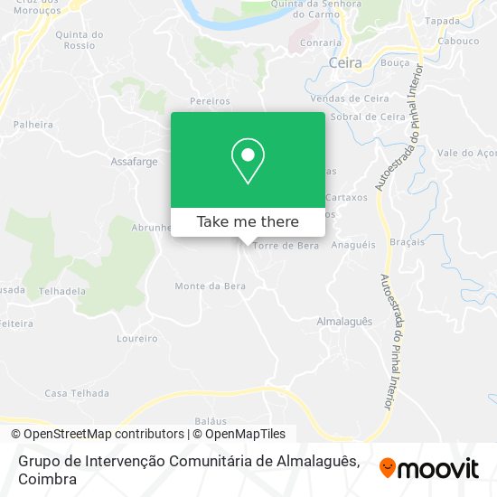 Grupo de Intervenção Comunitária de Almalaguês map