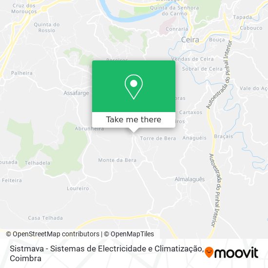Sistmava - Sistemas de Electricidade e Climatização mapa