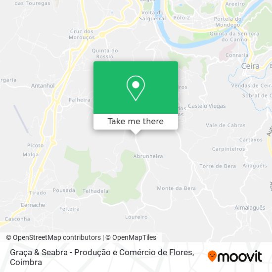 Graça & Seabra - Produção e Comércio de Flores map