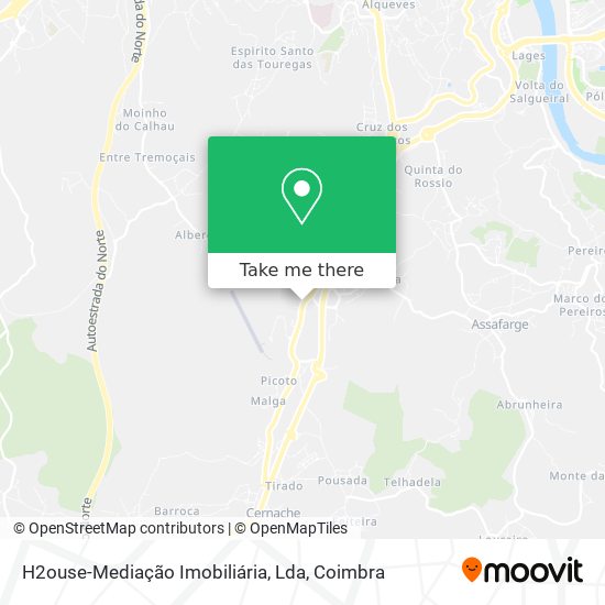 H2ouse-Mediação Imobiliária, Lda map