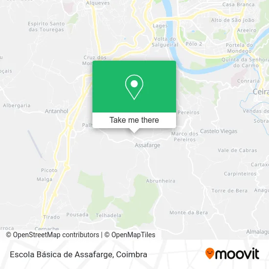 Escola Básica de Assafarge map