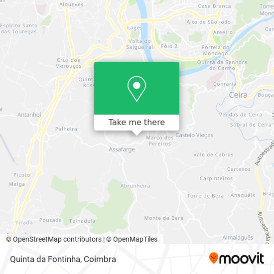 Quinta da Fontinha map