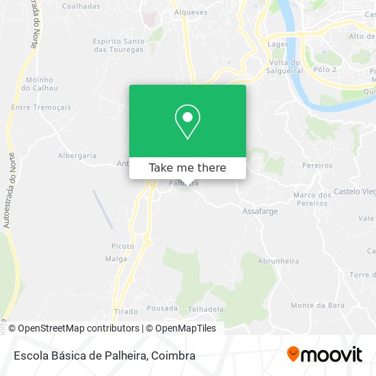 Escola Básica de Palheira map