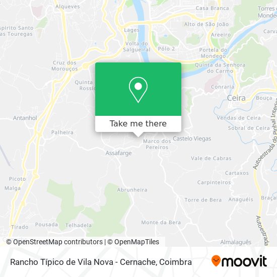 Rancho Típico de Vila Nova - Cernache map