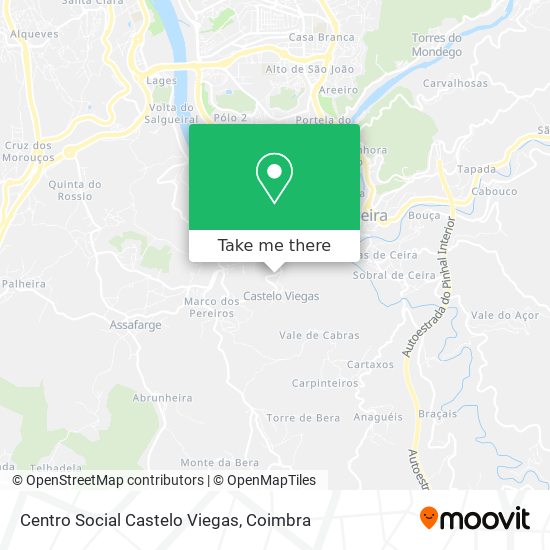 Centro Social Castelo Viegas map