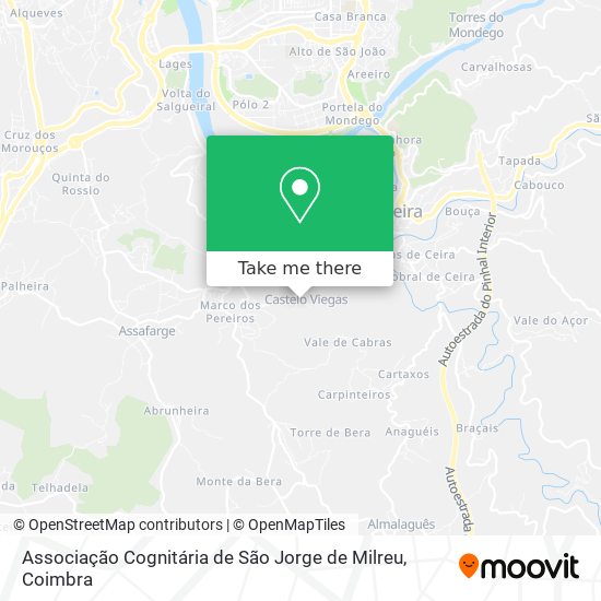 Associação Cognitária de São Jorge de Milreu map