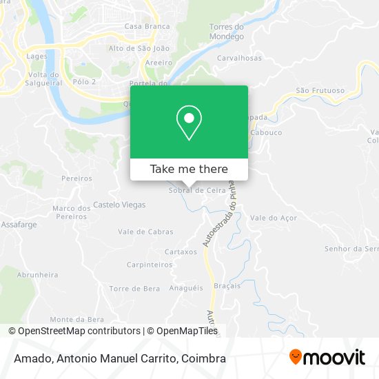 Amado, Antonio Manuel Carrito map