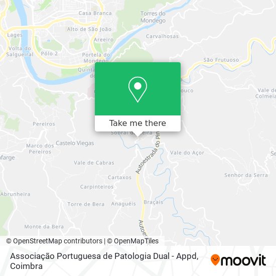 Associação Portuguesa de Patologia Dual - Appd map