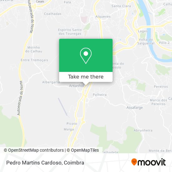 Pedro Martins Cardoso mapa