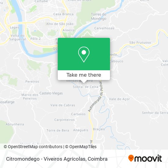Citromondego - Viveiros Agrícolas map