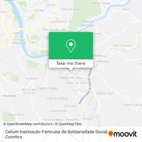 Celium-Instituição Particular de Solidariedade Social map