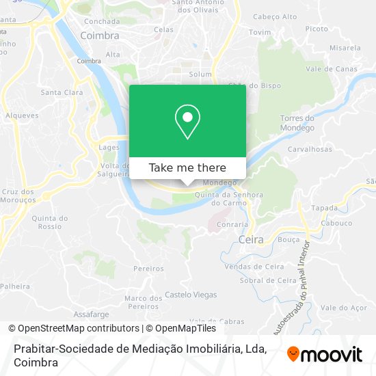 Prabitar-Sociedade de Mediação Imobiliária, Lda mapa