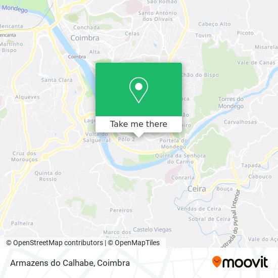 Armazens do Calhabe map