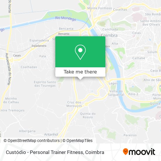 Custódio - Personal Trainer Fitness mapa