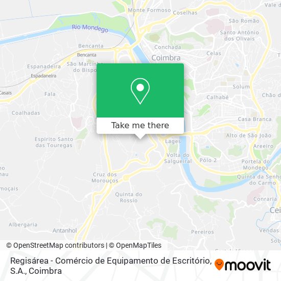 Regisárea - Comércio de Equipamento de Escritório, S.A. map