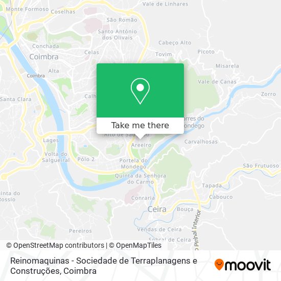 Reinomaquinas - Sociedade de Terraplanagens e Construções map