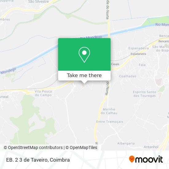 EB. 2 3 de Taveiro map